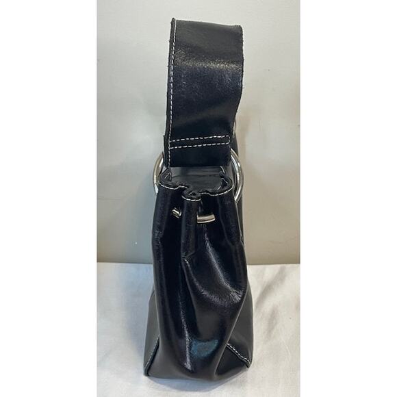 Vintage Wilson’s Leather Black Shoulder Bag Magnetic Closure - Picture 7 of 9